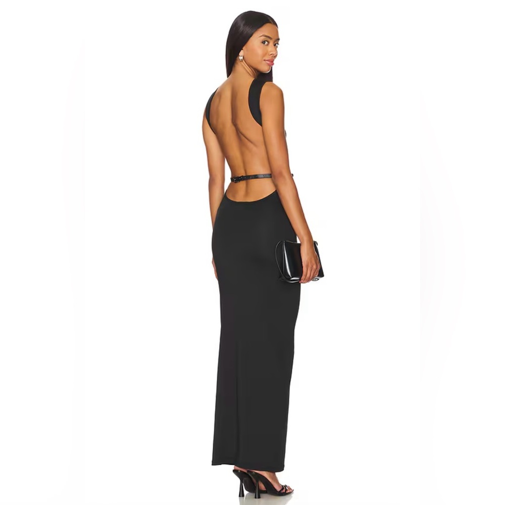 NWT Revolve Superdown Trista Maxi Dress in Black